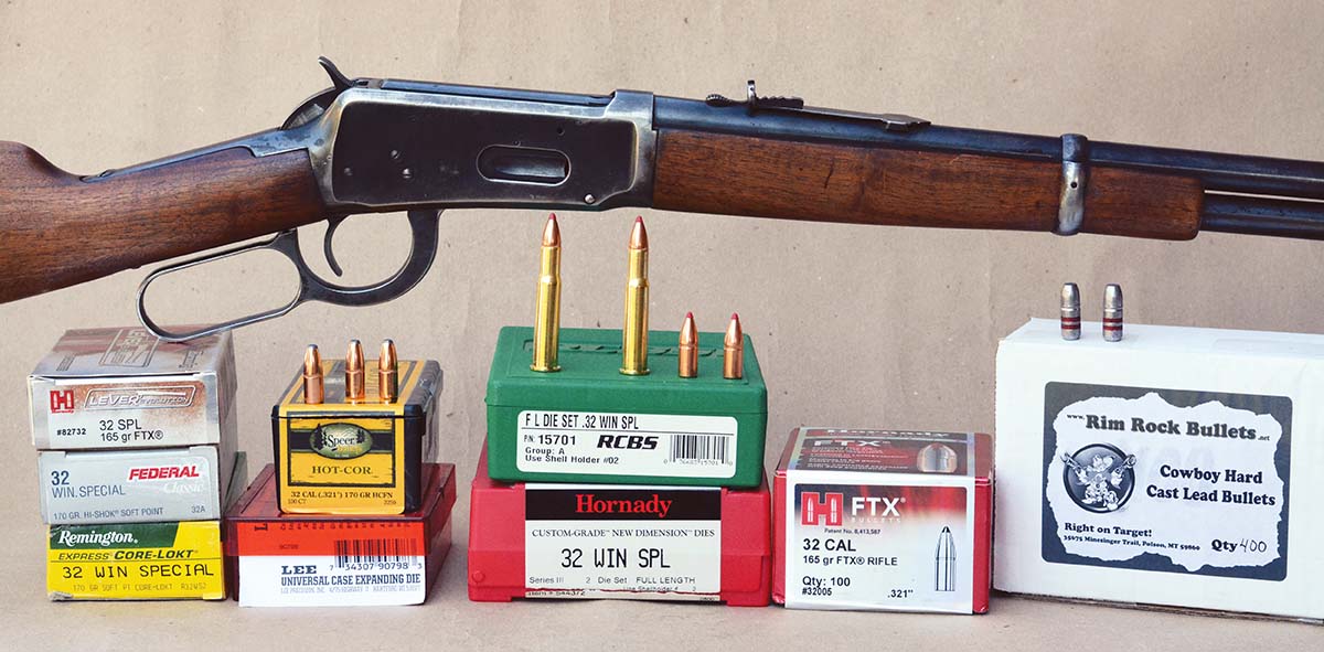 Brian used a Winchester Model 94 to develop “Pet Loads” data for the 32 Winchester Special.